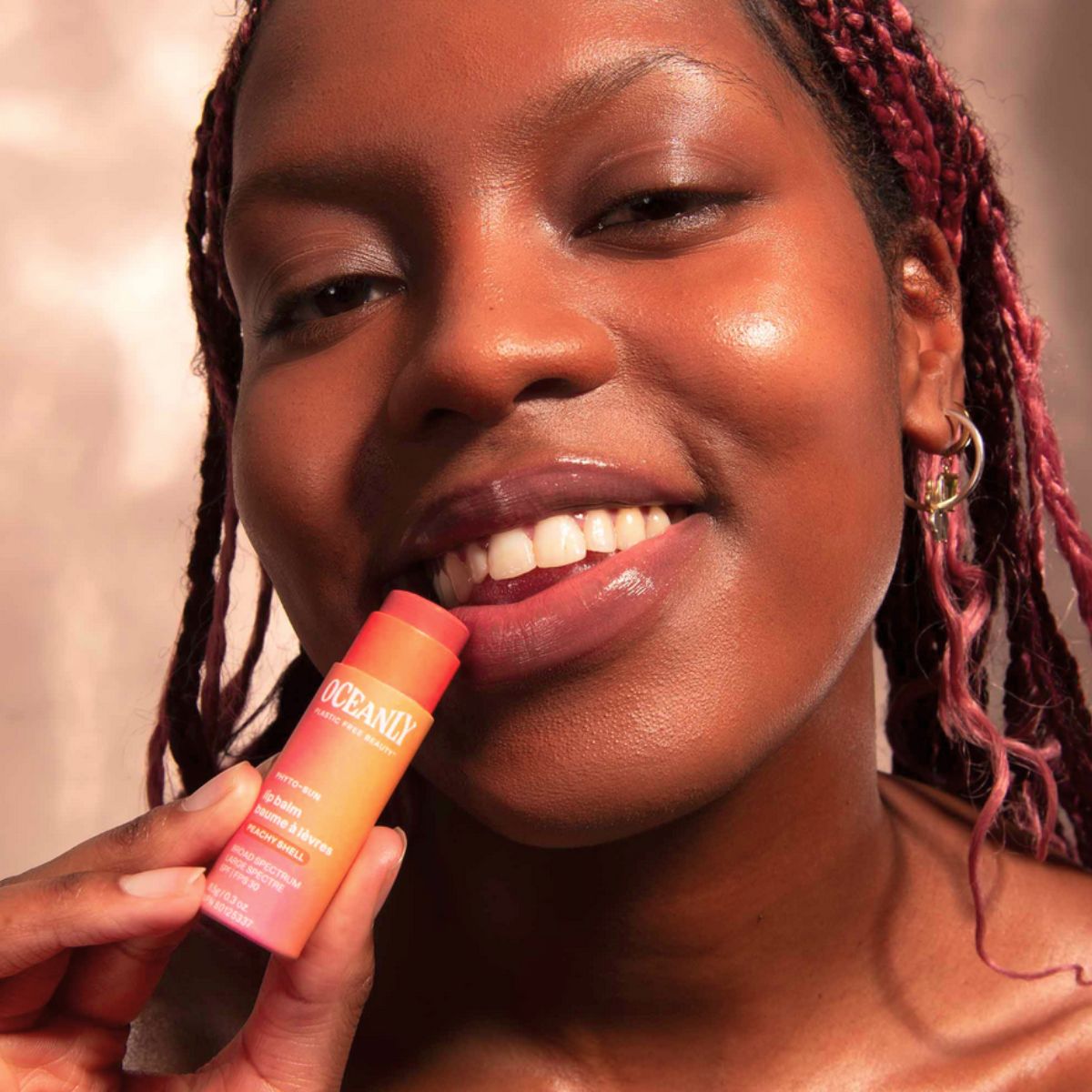 Oceanly - PHYTO-SUN Bálsamo labial con color SPF 30 - Peachy shell, Attitude, 8'5g