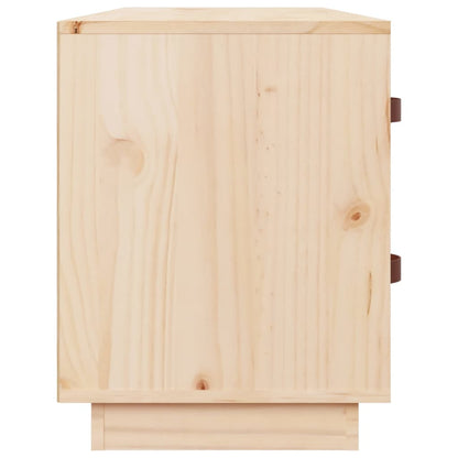 Banco Zapatero Madera Maciza De Pino 100x34x45 Cm / Vetonek_3