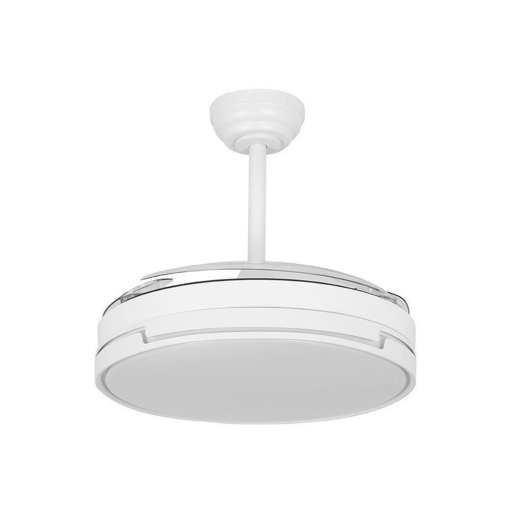 Ventilador Dc Papiro 72w Blanco 3aspas Desp.107d 6120lm 3000k4000k6500k + Control Remoto+ Memoria+ Temporizador_1