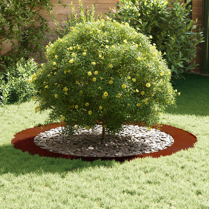 Adecuado Para Anillo De Árbol Plano Oxidado Ø90/120 Cm_2