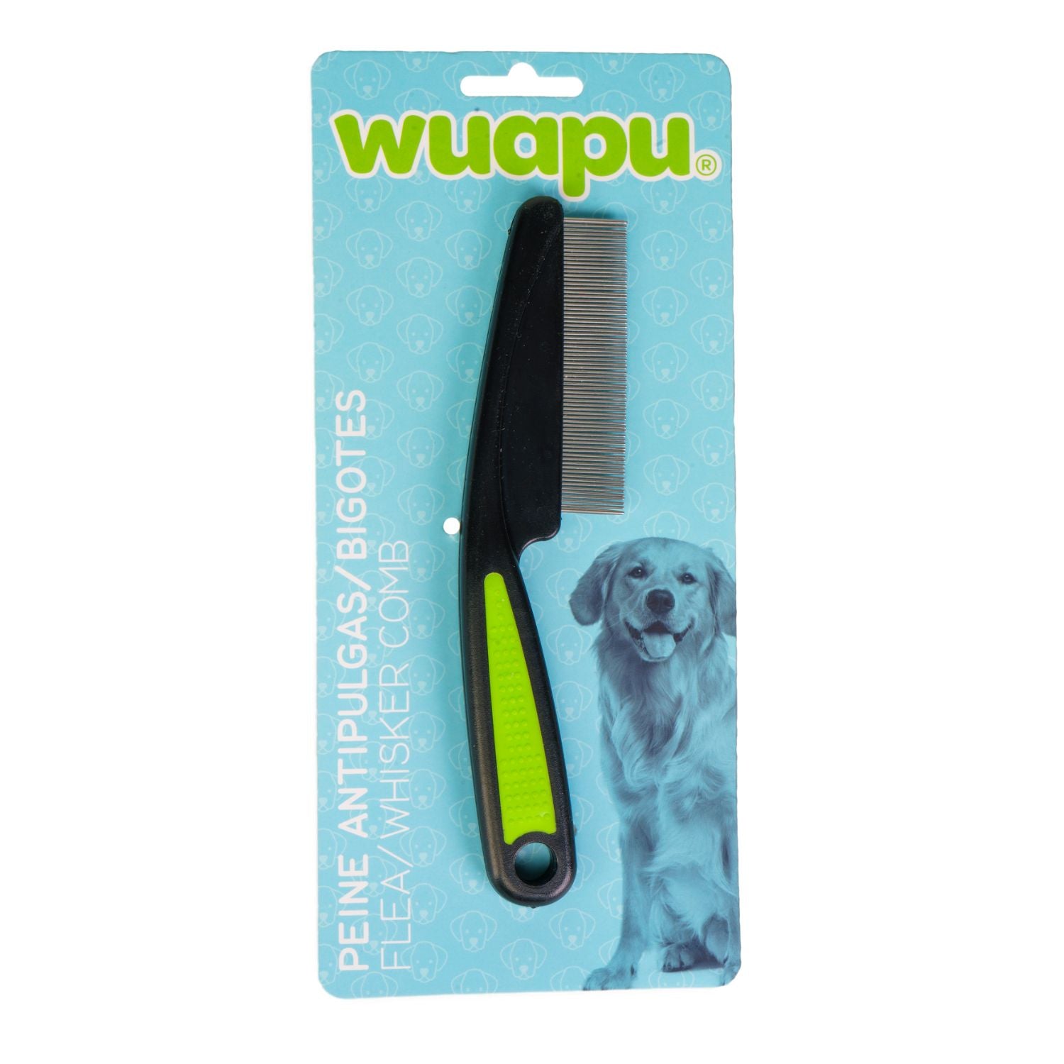 Peine Antipulgas Wuapu Para Perro, Ultrafino Para Higiene De Lagrimales, Bigotes Y Eliminar Liendres_0