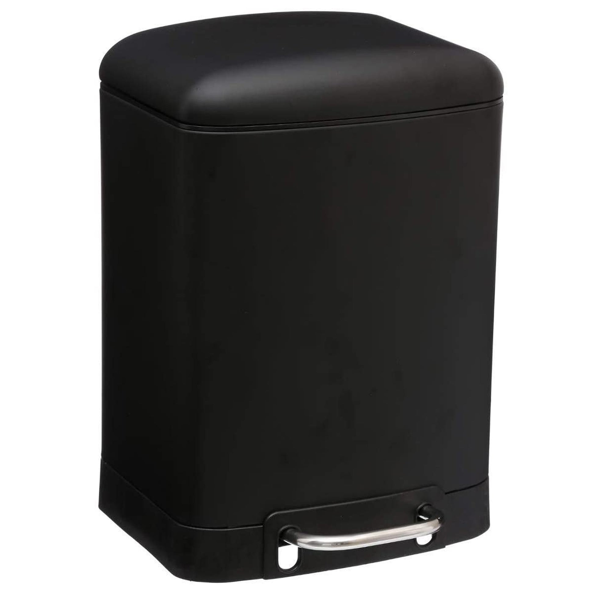 Papelera Cubo De Basura 6l Contenedor Negro_0
