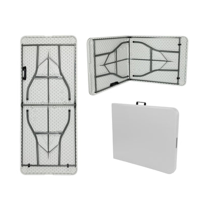 Pack 2 Mesas Plegables 180cm Rectangular Catering 7house_4
