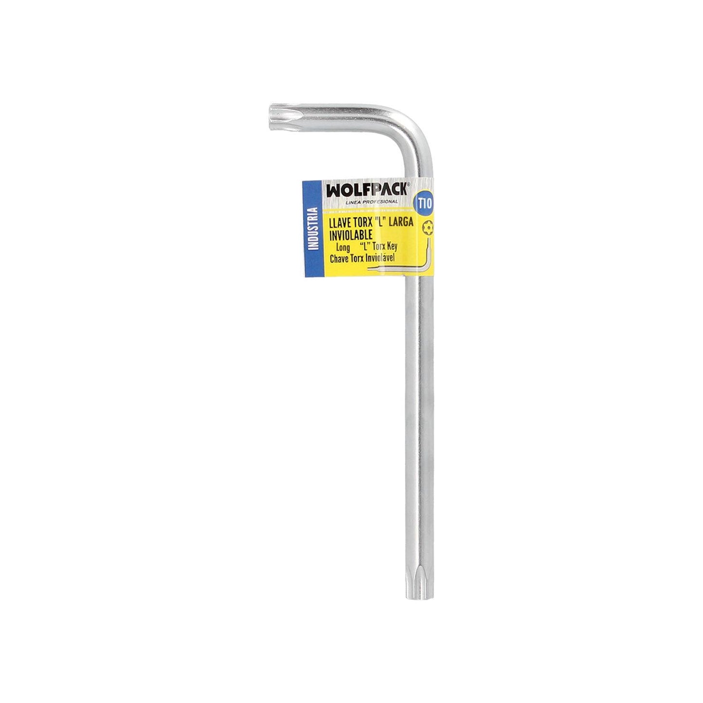 Llave Torx Inviolable Larga Acero Cromo Vanadio Profesional T10 Mm. Llave Estrella, Llave Allen Estrella_3