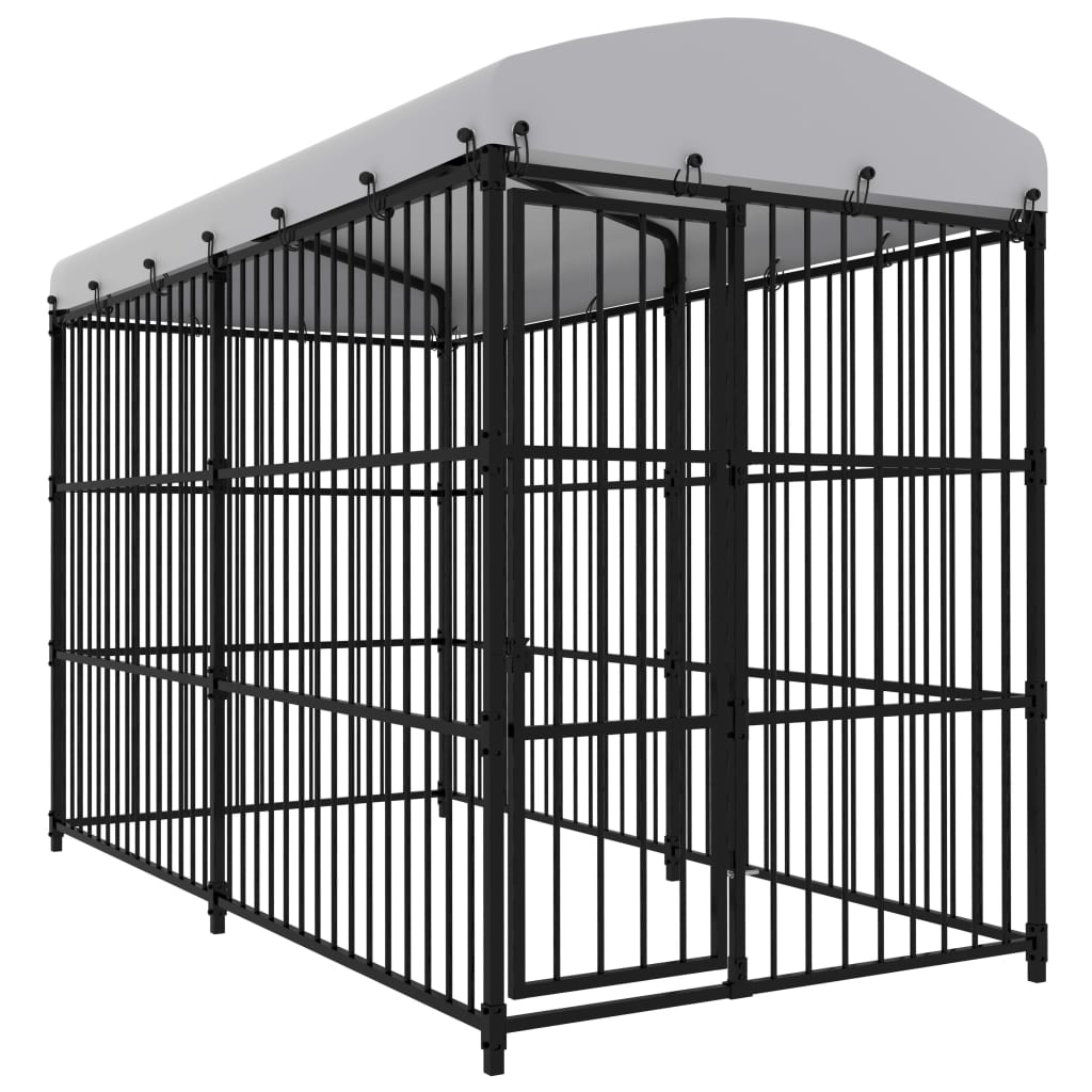 Perrera De Exterior Con Techo 300x150x210 Cm_1