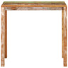 Mesa Alta De Bar Madera Maciza Reciclada 112x55x108 Cm