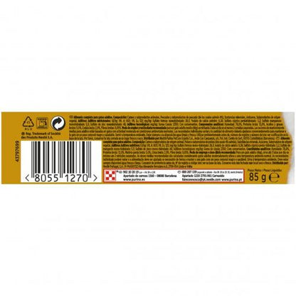 Embalagem de 24 x GOURMET GOLD Comp Salmon Tub Alimento húmido 85g