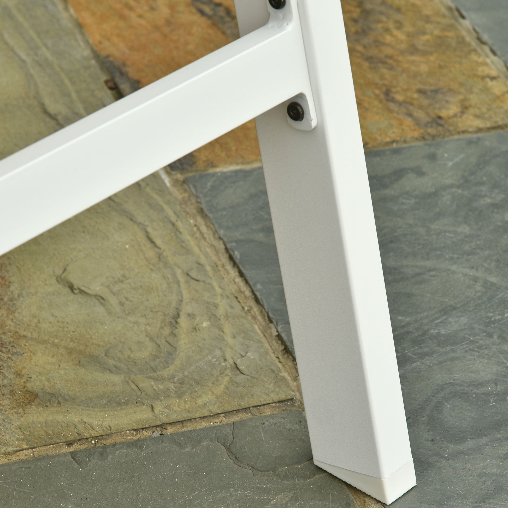 Outsunny Tumbona Con Respaldo Reclinable En 5 Posiciones 169x65x102cm Máx. 120kg_4