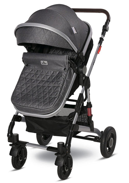 Carrito De Bebé Dúo Convertible Alba Premium Steel Grey_3