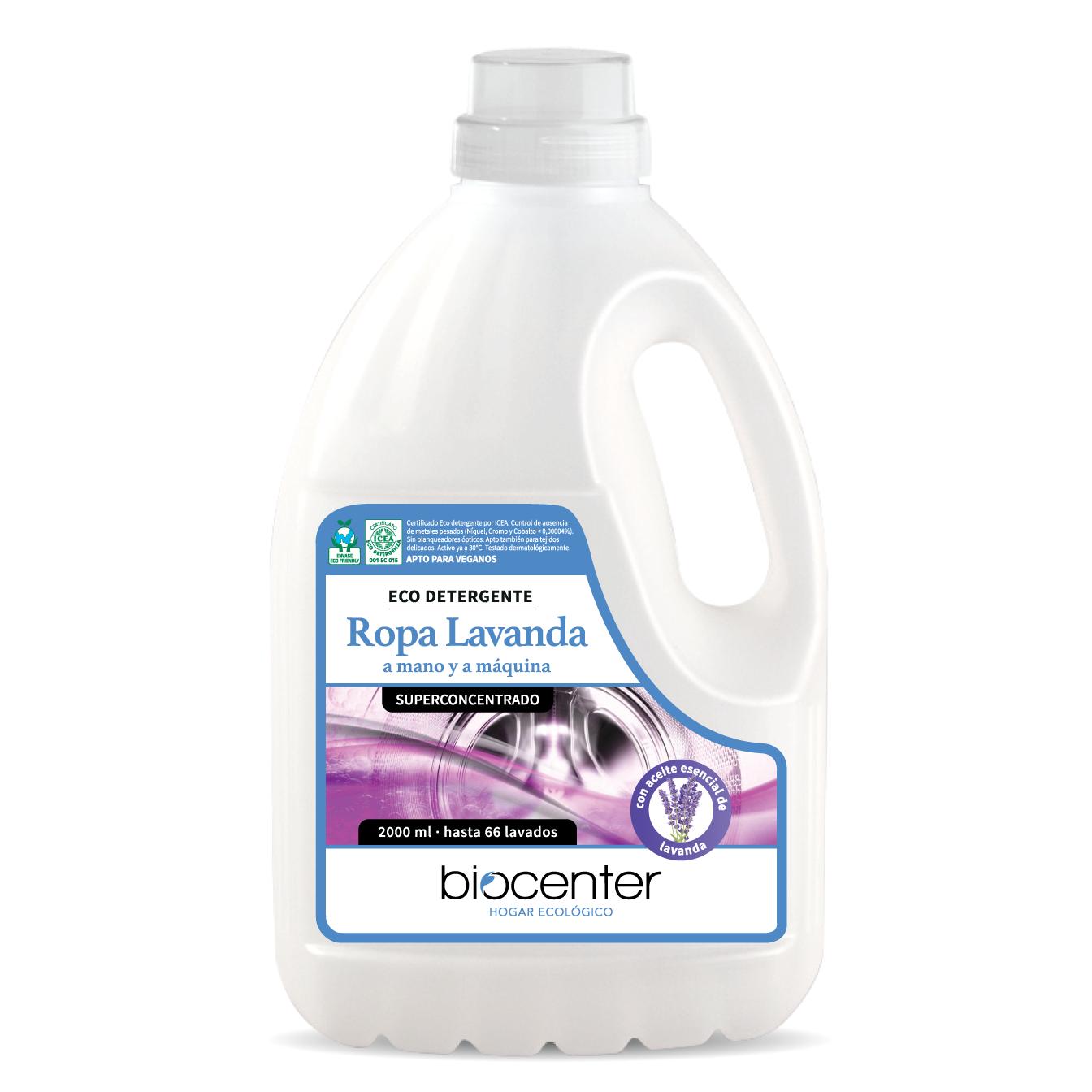 Biocenter Eco-Detergente Detergente para Roupa Lavagem à Mão e Máquina 2 L