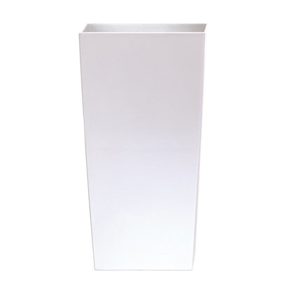 Maceta Alta Urbi 2 Litros, De Plastico, 12,6 X 12,6 X 20 Cm En Color Blanco