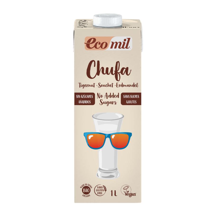 Bebida de Chufa sem Açúcar Ecomil 1 L