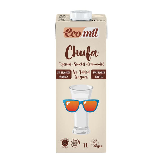Bebida de Chufa sem Açúcar Ecomil 1 L