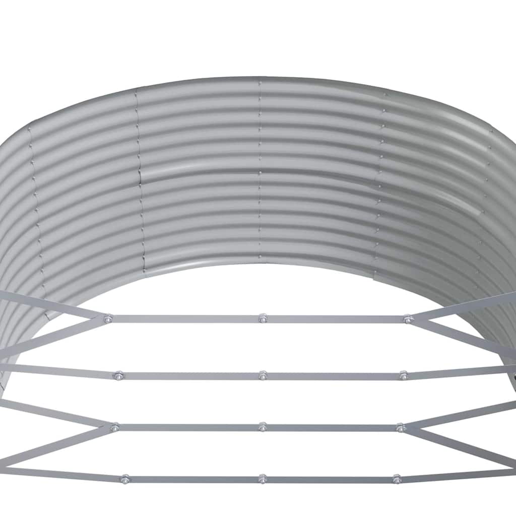 Jardinera Elevada Antracita 212x140x68 Cm Acero Galvanizado_4