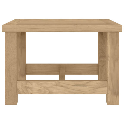 Mesa De Centro Madera Maciza De Teca 45x45x30 Cm_2