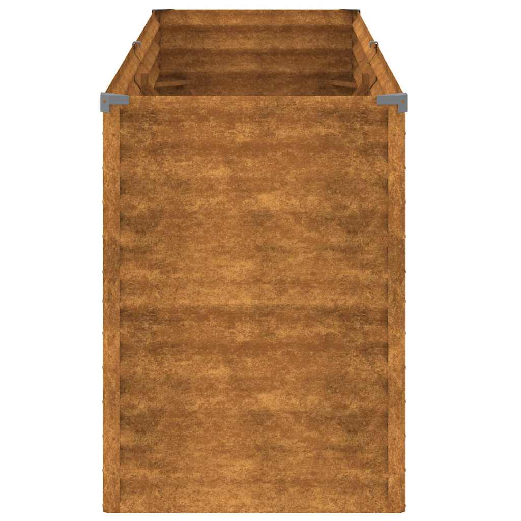 Jardinera Elevada 196x50x69 Cm Acero Corten_4