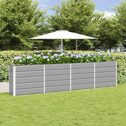 Jardinera Gris Claro 320 X 40 X 75 Cm Acero_1
