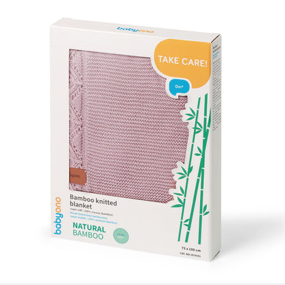 Manta Toquilla Bebé 100% Bamboo Rosa Nude_1