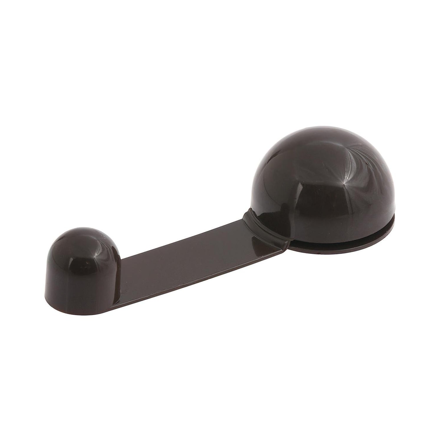 Tope Puerta Adhesivo Con Retenedor Marrón_0
