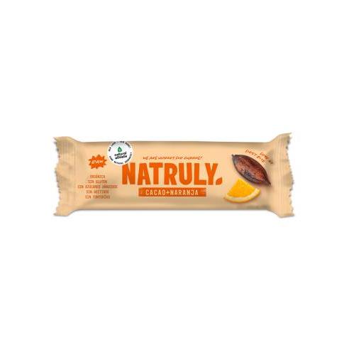 BARRA NATRULY ORGANIC #cacau e laranja 40 gr