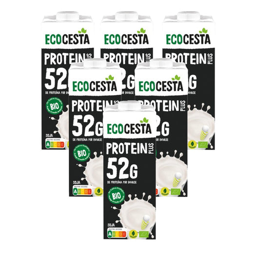 Pack de 6 Bebidas Vegetais Bioproteicas Ecocesta Plus 1L