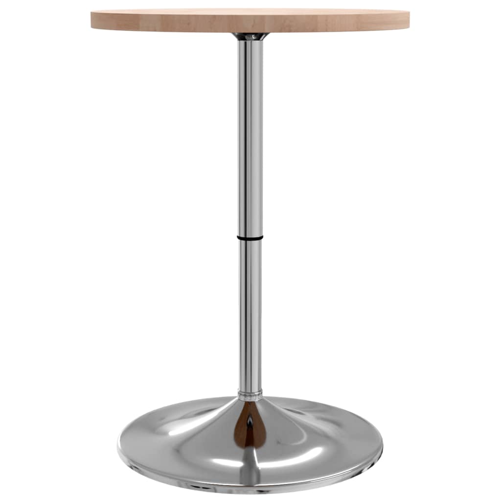 Mesa Alta De Madera Maciza Roble Ø50x90,5 Cm_4