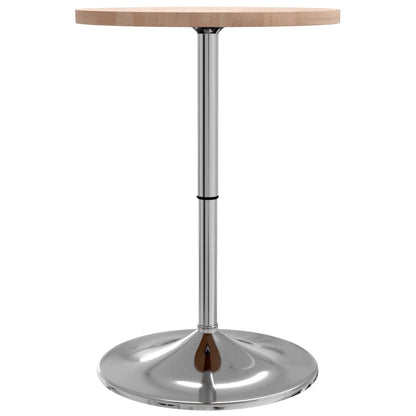 Mesa Alta De Madera Maciza Roble Ø50x90,5 Cm_4