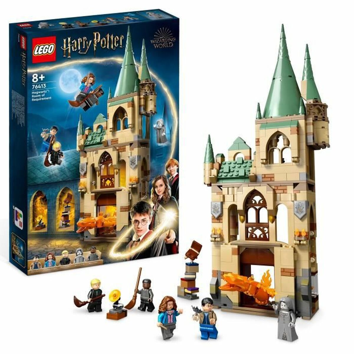 Playset Lego 76413 Hogwarts: Sala De Los Menesteres 587 Piezas_0