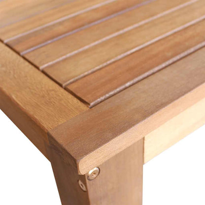 Mesa De Bar De Madera De Acacia Maciza 60x60x105 Cm_3