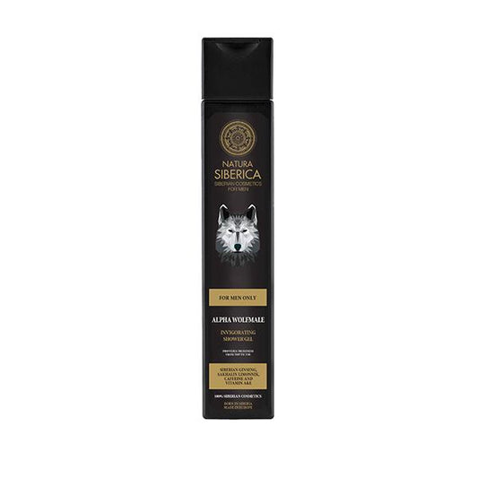 Lobo Alfa Natura Siberica gel de banho revigorante 250 ml