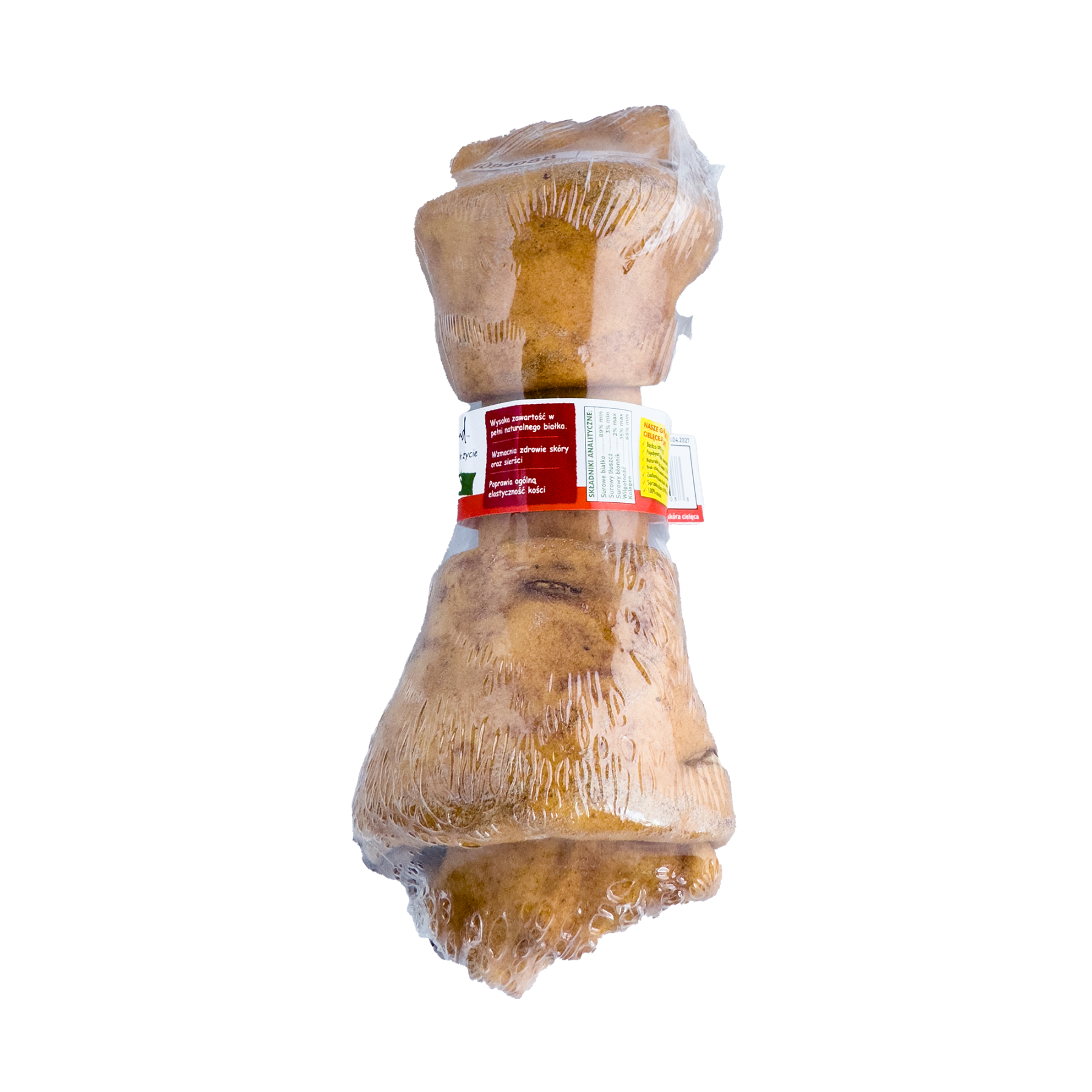 Lifebound - Hueso Masticable Natural Para Perros De Cuero De Ternera En Forma De Hueso Sabor Tocino - 4 Piezas XL_0