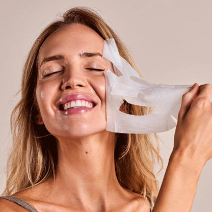 Máscara de tecido hidratante e reconfortante com aloé vera da Iroha Nature 20ml