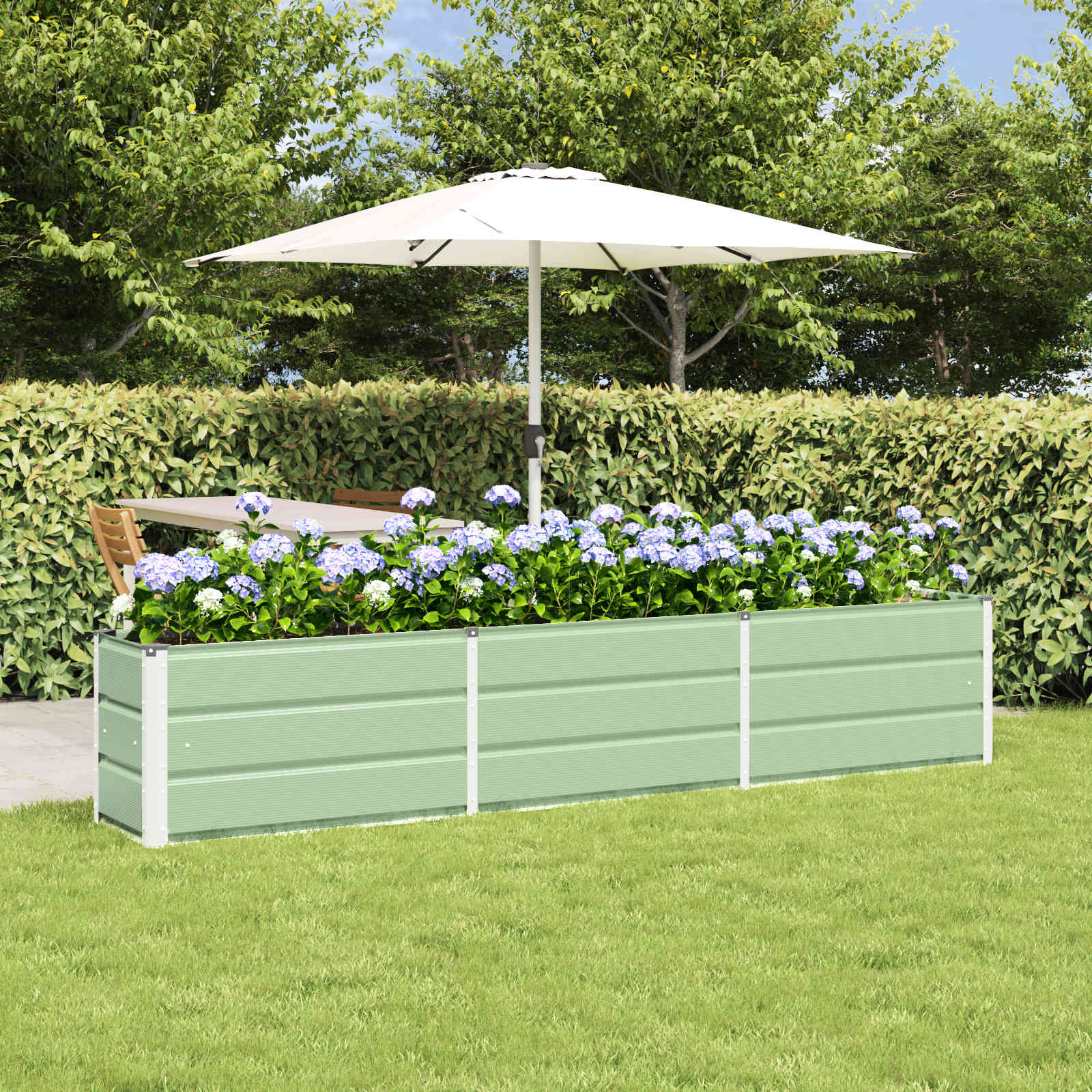 Jardinera Verde 240 X 40 X 45 Cm Acero_1