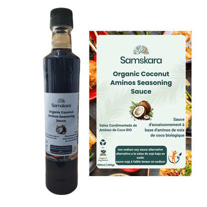 Aminos De Coco Bio - 500ml | Superalimento Ecológico Vegano Para Batidos, Smoothies Y Zumos, Sin Azúcares Añadidos_0