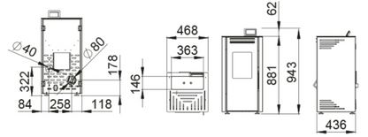 Bricosol Estufa De Pellet Boreal 6 Kw Marfil_4