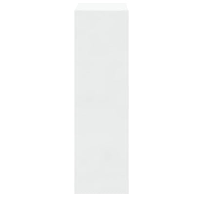 Vidaxl Mueble Zapatero Madera Contrachapada Blanco Brillo 63x24x81 Cm_4