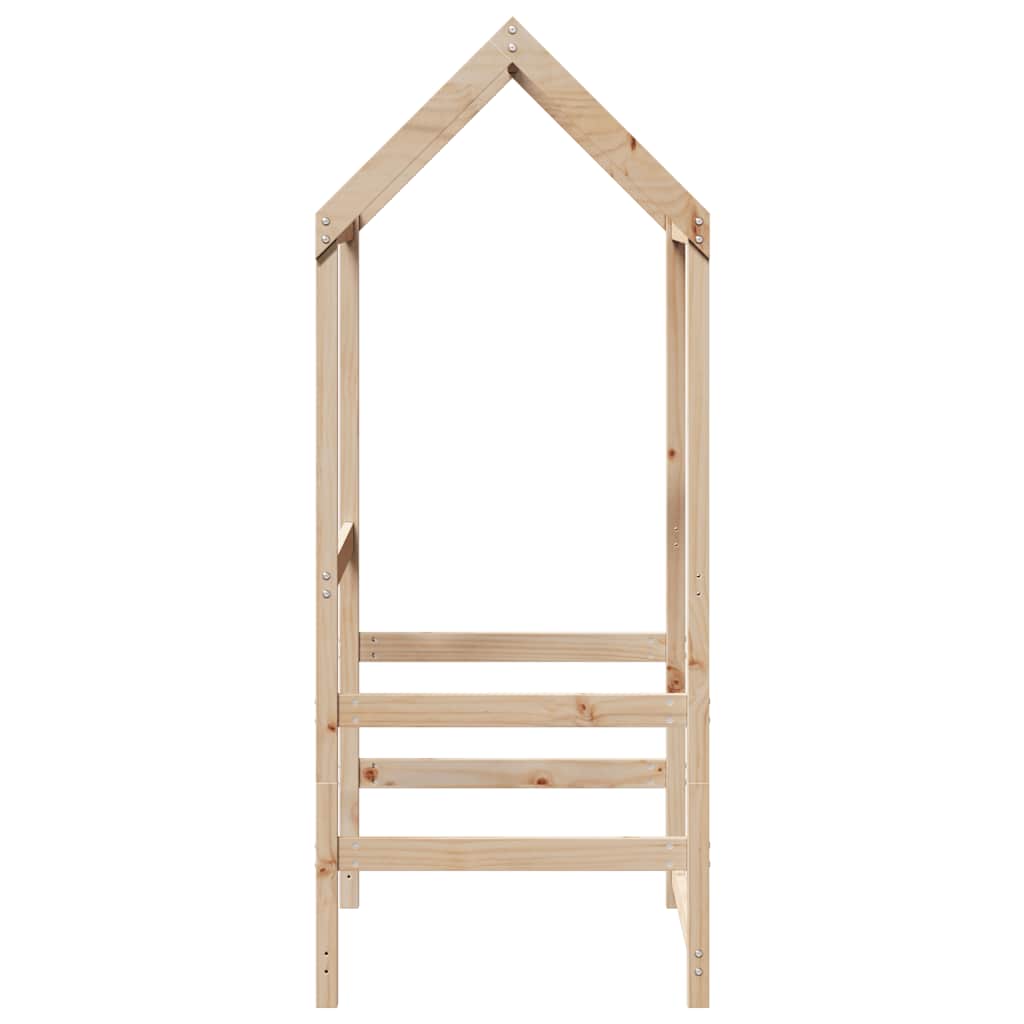 Techo De Cama Infantil Madera Maciza Pino 98x70x176,5 Cm_4