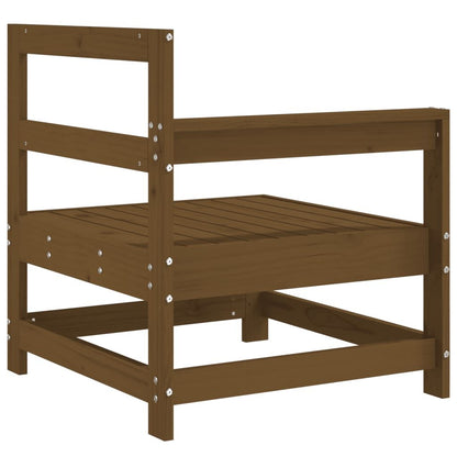Vidaxl Sofá Esquinero De Madera Maciza De Pino Marrón Miel_4