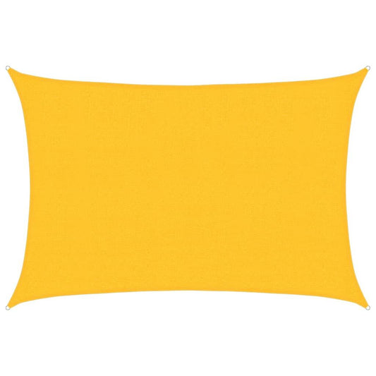 Vidaxl Toldo De Vela Hdpe Amarrilo160 G/m² 2,5x3,5 M_0