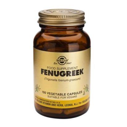 Feno-grego Solgar, 100 cápsulas vegetais