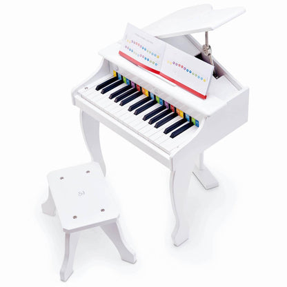 Piano Deluxe Grand Piano Hape White_1