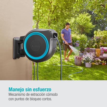 Suporte de mangueira de parede Gardena RollUp M/L 25 m