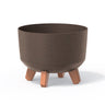 Macetero Brown, Sem Depósito, Coleta De Graça De 23,5 X 23,5 X 18,7 Cm, Capacidade De 5,1 L.