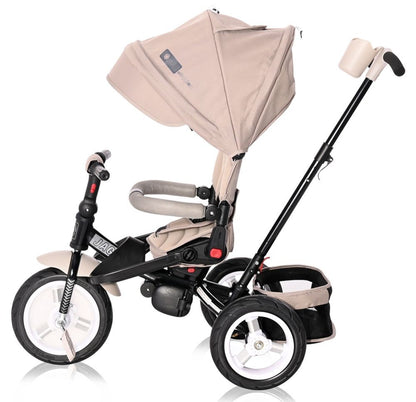 Triciclo Evolutivo Jaguar Con Capota , Asiento Giratorio 360º Y Ruedas Neumáticas Ivory_1
