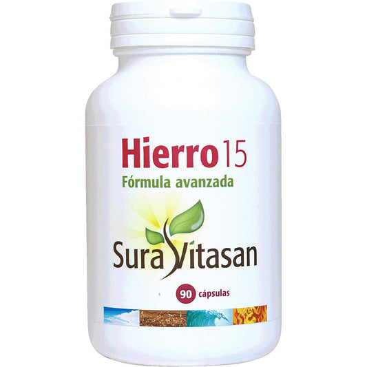 Ferro 15 - 90 Cápsulas Sura Vitasan