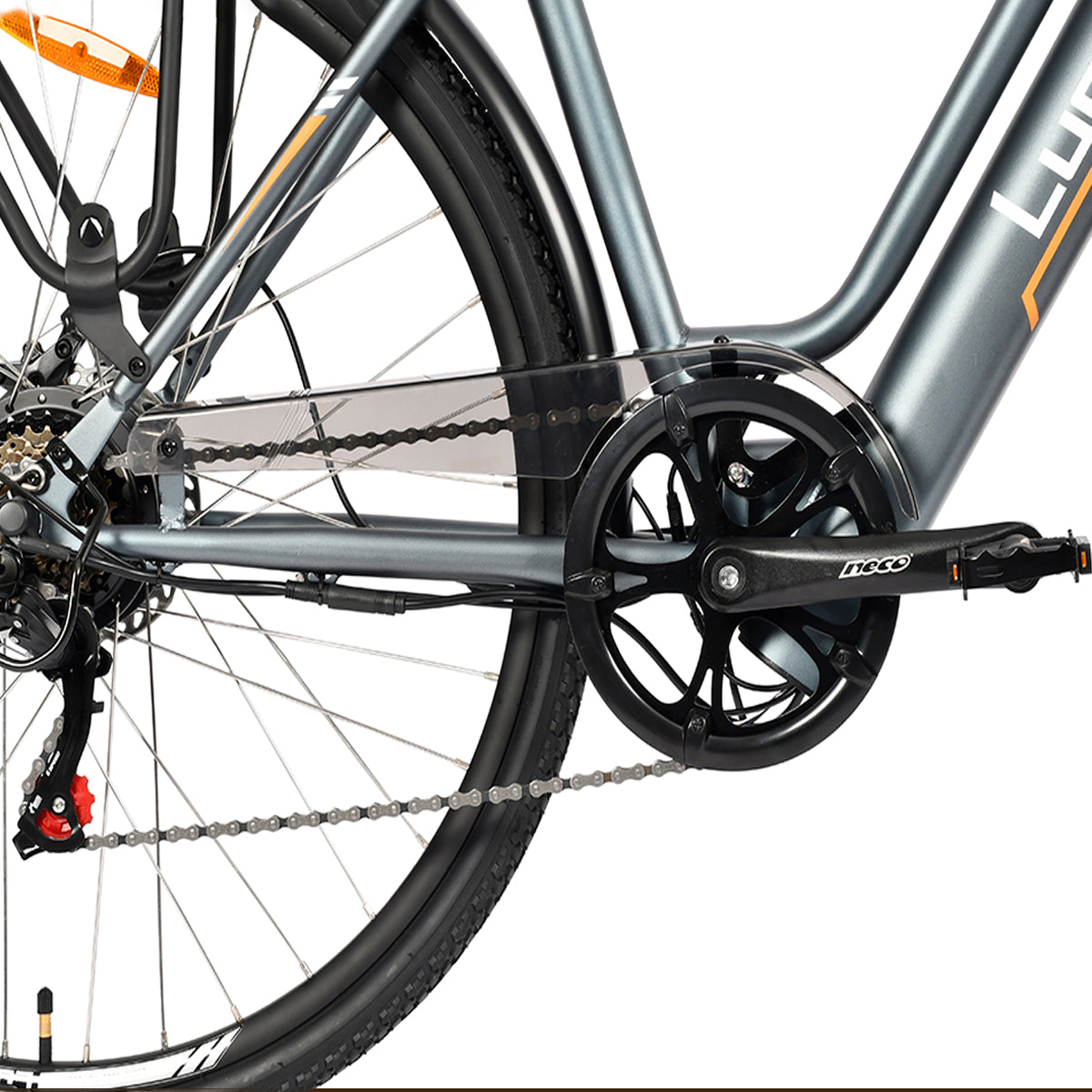 Antares 250w 36v 10ah (360wh) Bicicleta Eléctrica De Paseo - Rueda 29 Color Plateado_1