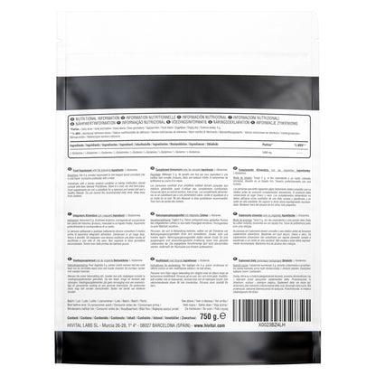 L-Glutamina 5000 mg Hivital 750 gramas de pó vegan