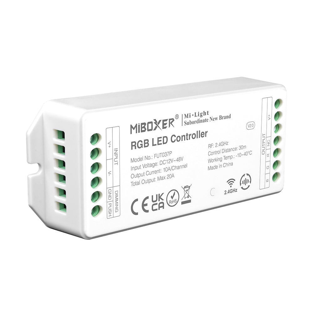 Controlador 2.4g Rf, Dc12-48v, 20a, Rgb_3