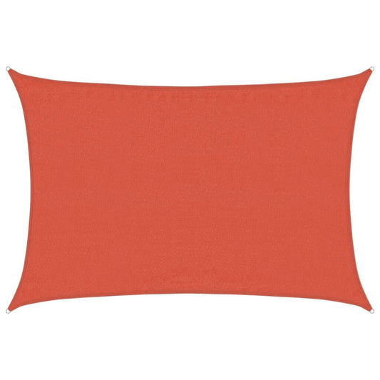 Vidaxl Toldo De Vela Rectangular Hdpe Terracota 160 G/m² 3,5x5 M_0