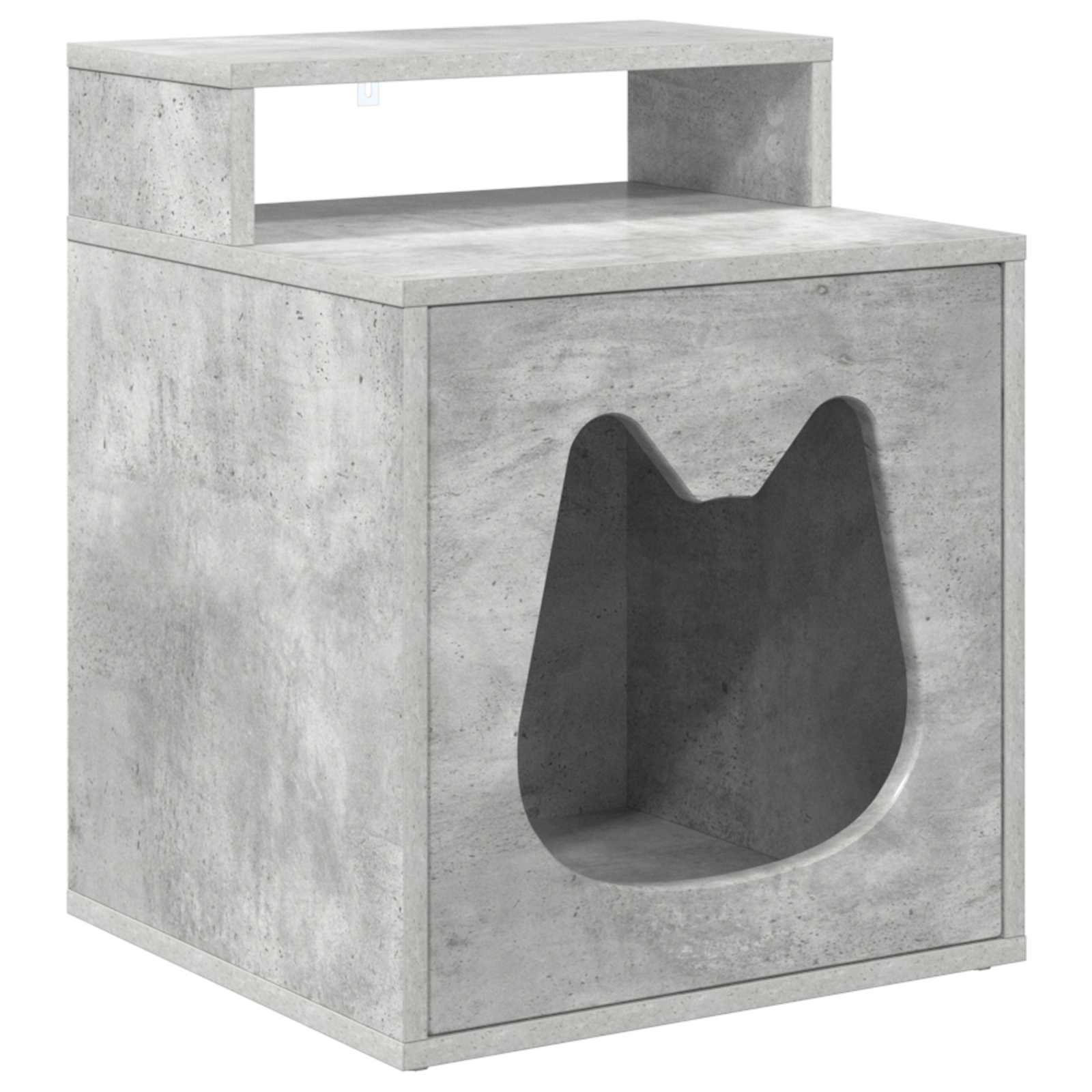 Casa Para Gatos Concreto 42,5 X 40 X 53,5 Cm_0